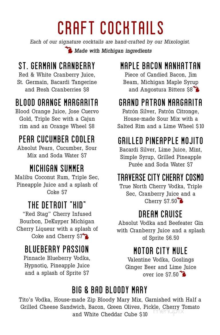 Twisted Rooster - New Baltimore, MI menu_pic