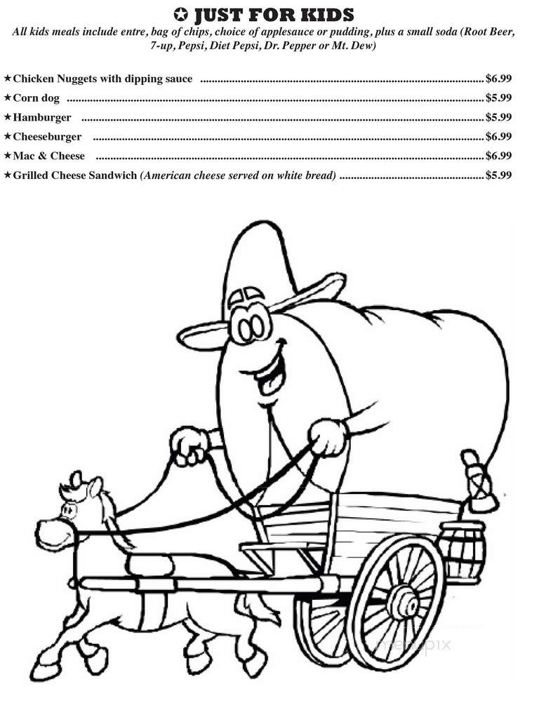 Last Stand Diner Saloon - Coulee City, WA menu_pic