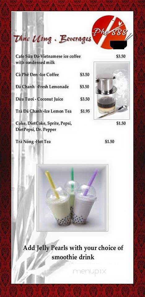 Pho888 - Denver, CO menu_pic