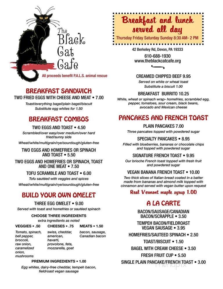 The Black Cat Cafe - Devon, PA