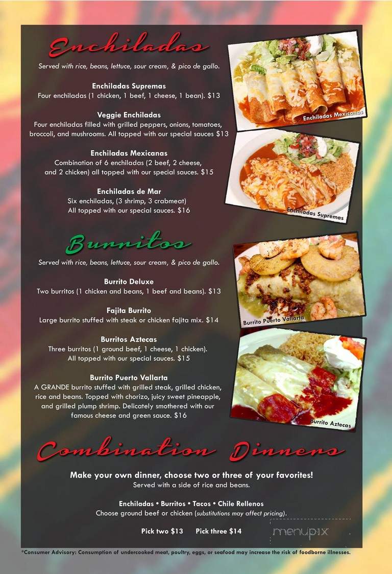 Compadres - Edinboro, PA menu_pic