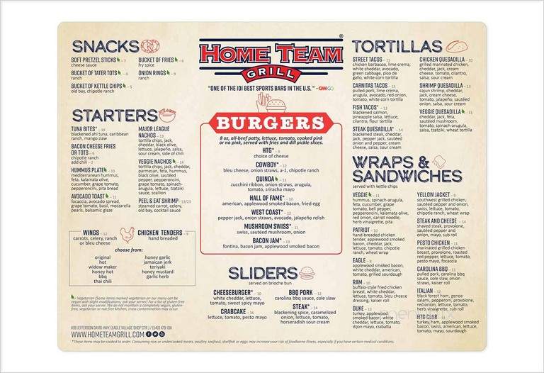 Home Team Grill - Fredericksburg, VA menu_pic