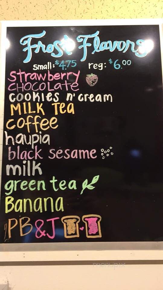 Frostcity - Honolulu, HI menu_pic