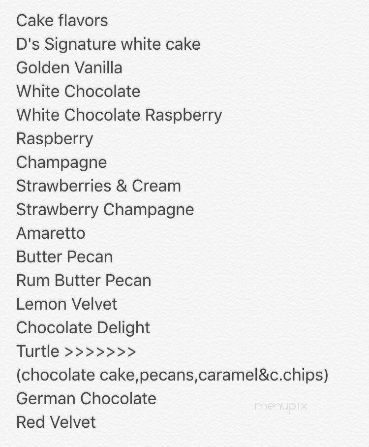 Desserts - Lake Charles, LA menu_pic
