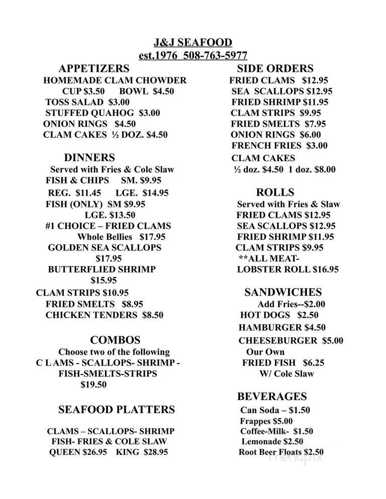 Lilys on the Green - Lakeville, MA menu_pic