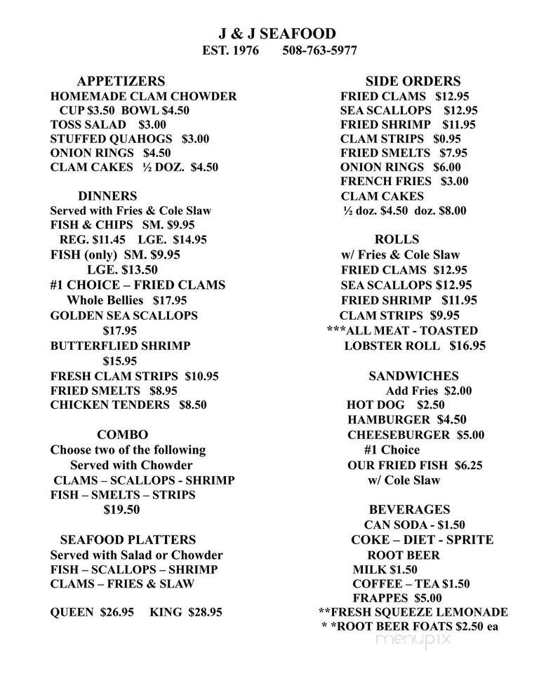Lilys on the Green - Lakeville, MA menu_pic
