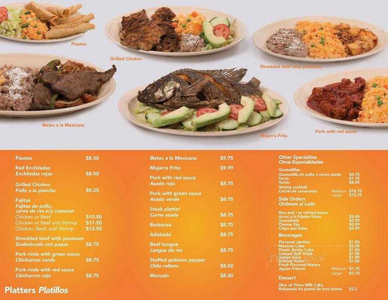 Maria's Kitchen - Lexington, KY menu_pic