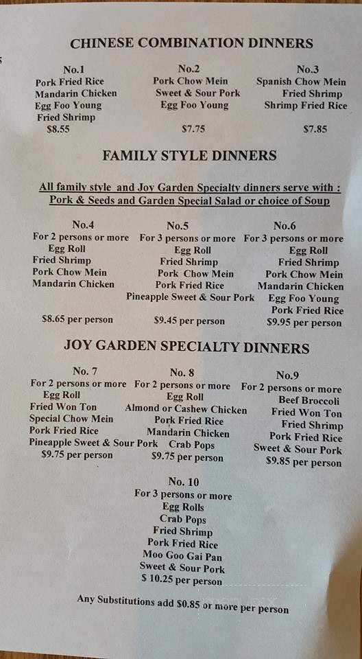 Joy Garden - Meridian, ID menu_pic