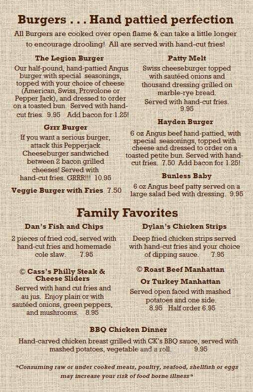 Courtney's Kitchen - Noblesville, IN menu_pic