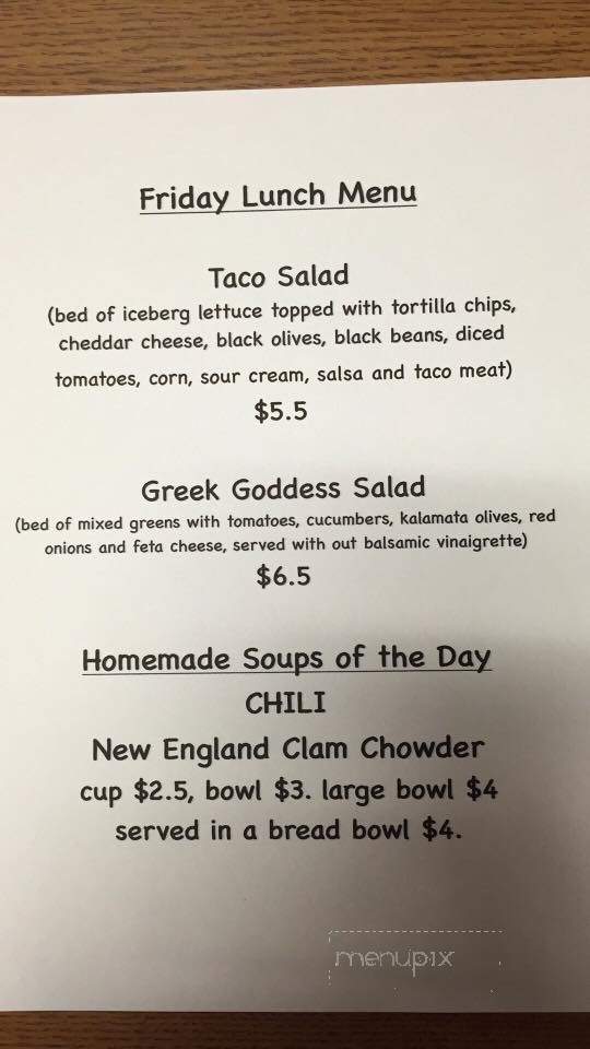 Espresso Shoppe - North Platte, NE menu_pic