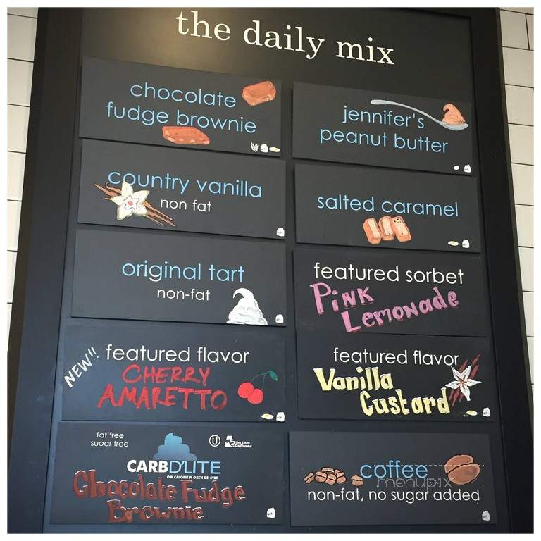 The Yogurt Shoppe - Pacific Palisades, CA menu_pic
