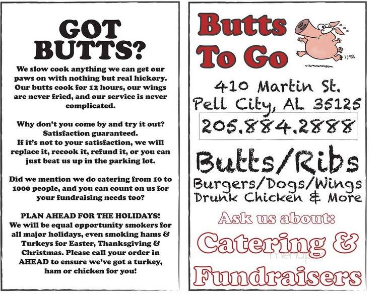 Butts To Go - Pell City, AL