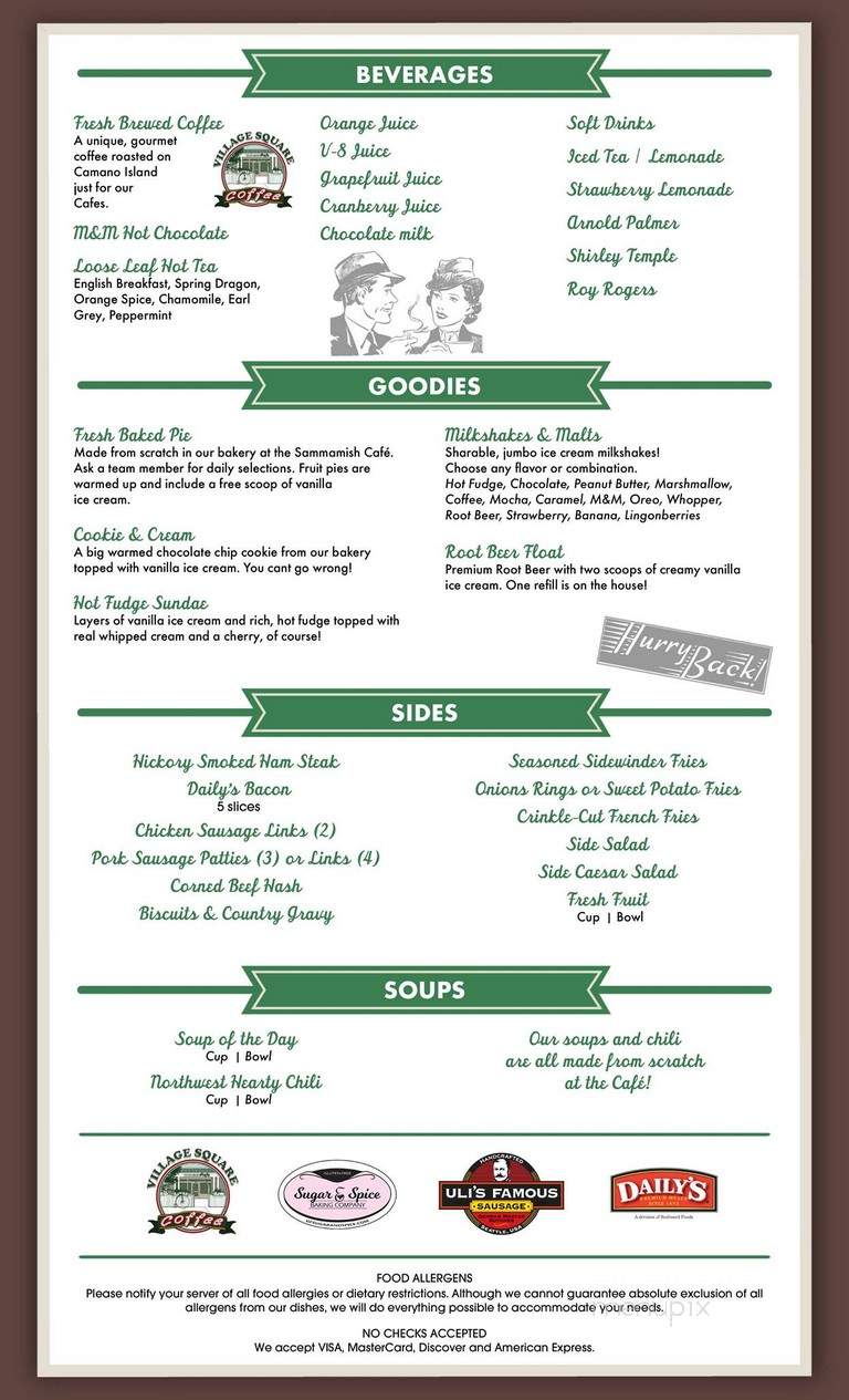 Sammamish Cafe - Sammamish, WA menu_pic