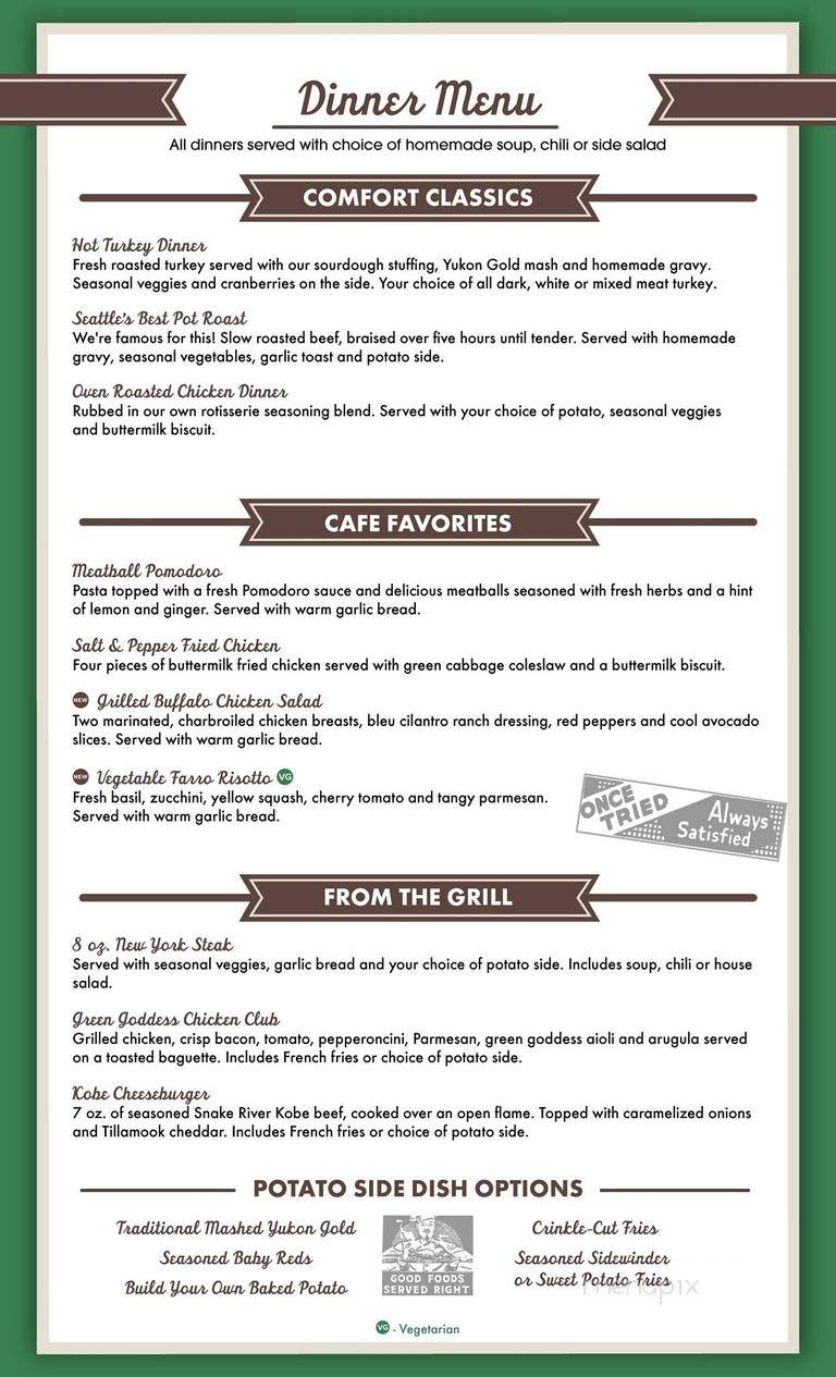 Sammamish Cafe - Sammamish, WA menu_pic