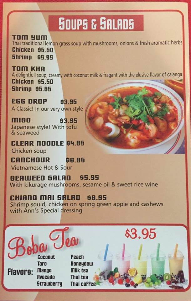 Thai Lao Orchid - San Antonio, TX menu_pic