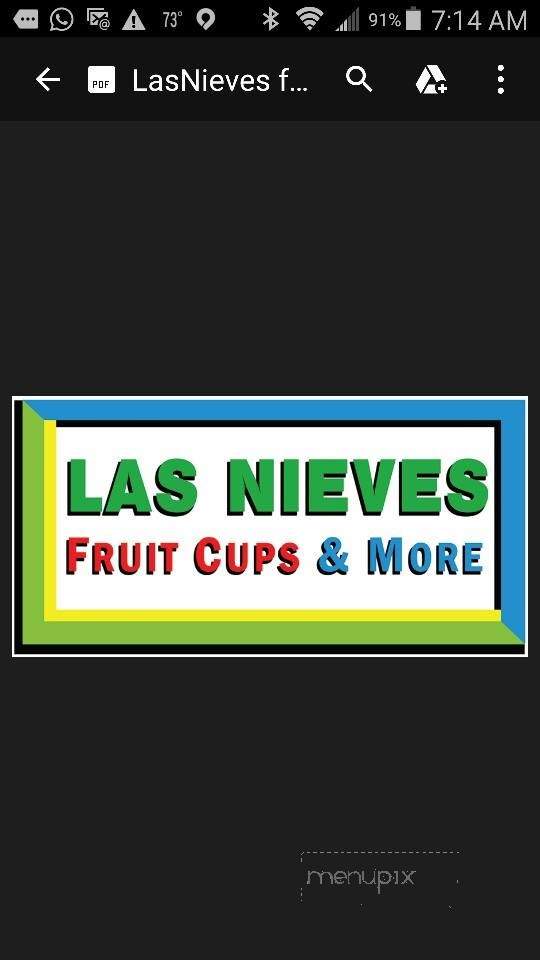 Las Nieves - San Antonio, TX menu_pic