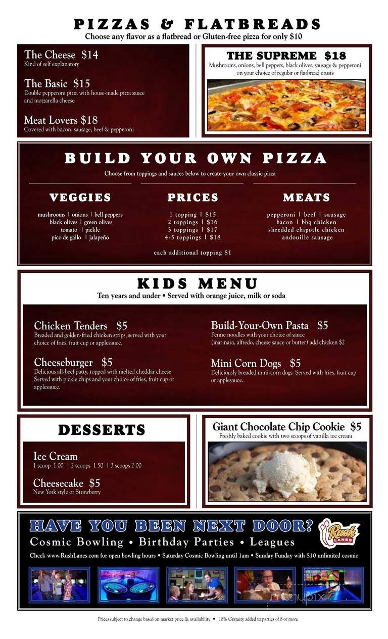 Clyde's Grill Pub - Sioux City, IA menu_pic