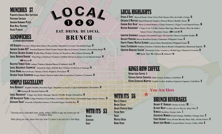Local 149 - South Boston, MA menu_pic