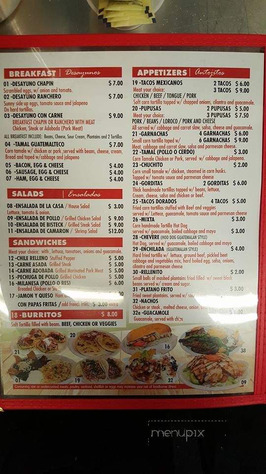 Mi Ranchito - Stamford, CT menu_pic