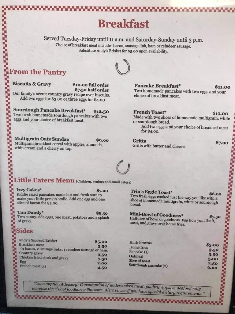 Abby's Home Cooking - Wasilla, AK menu_pic