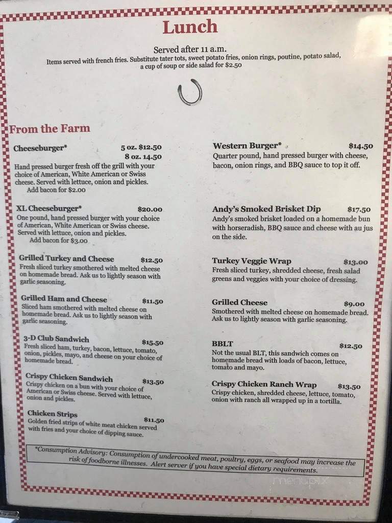 Abby's Home Cooking - Wasilla, AK menu_pic
