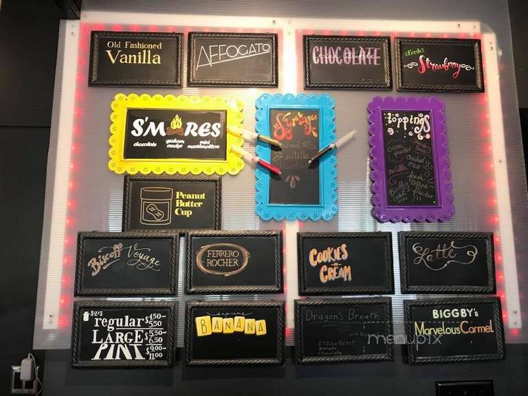 Biggby Coffee - Wausau, WI menu_pic