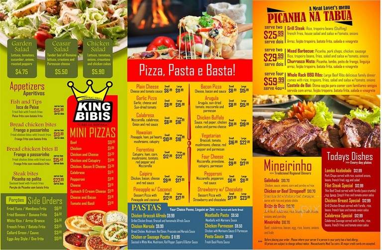 Central Grill Restaurant Cafe - Woburn, MA menu_pic