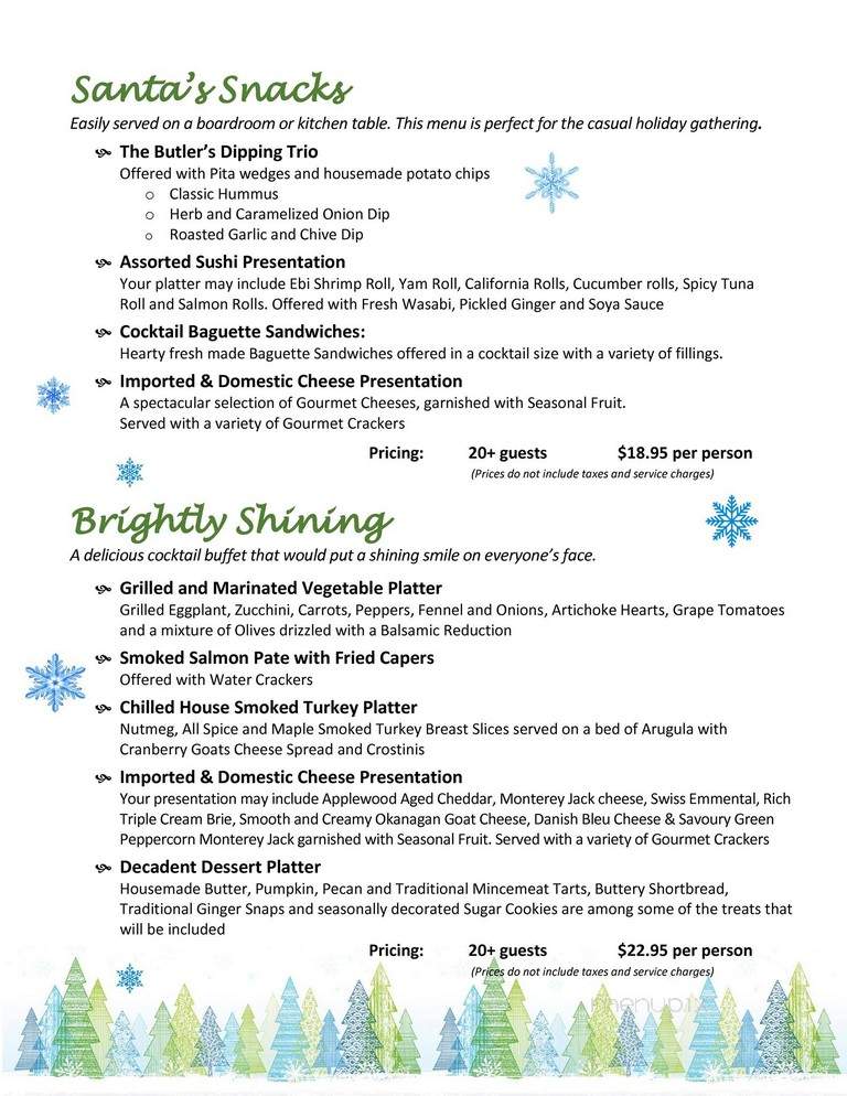 The Butler Did it - Richmond, BC menu_pic
