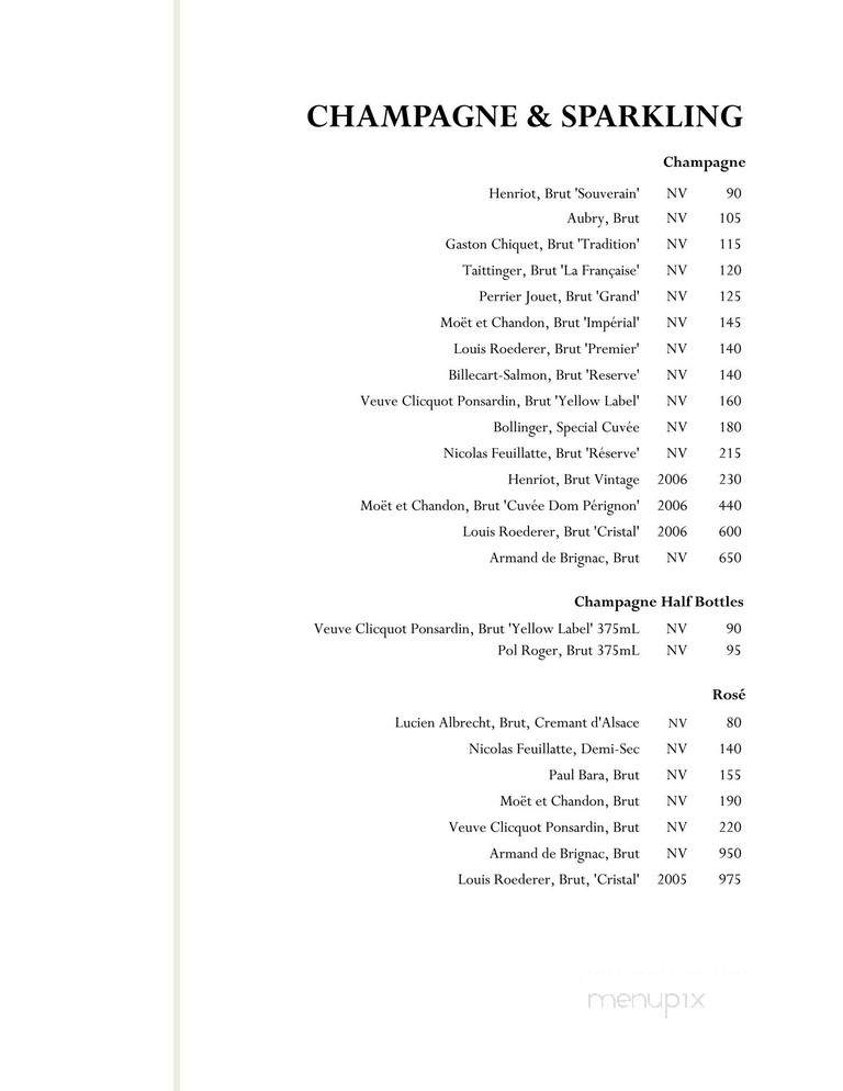 The Veranda - Honolulu, HI menu_pic