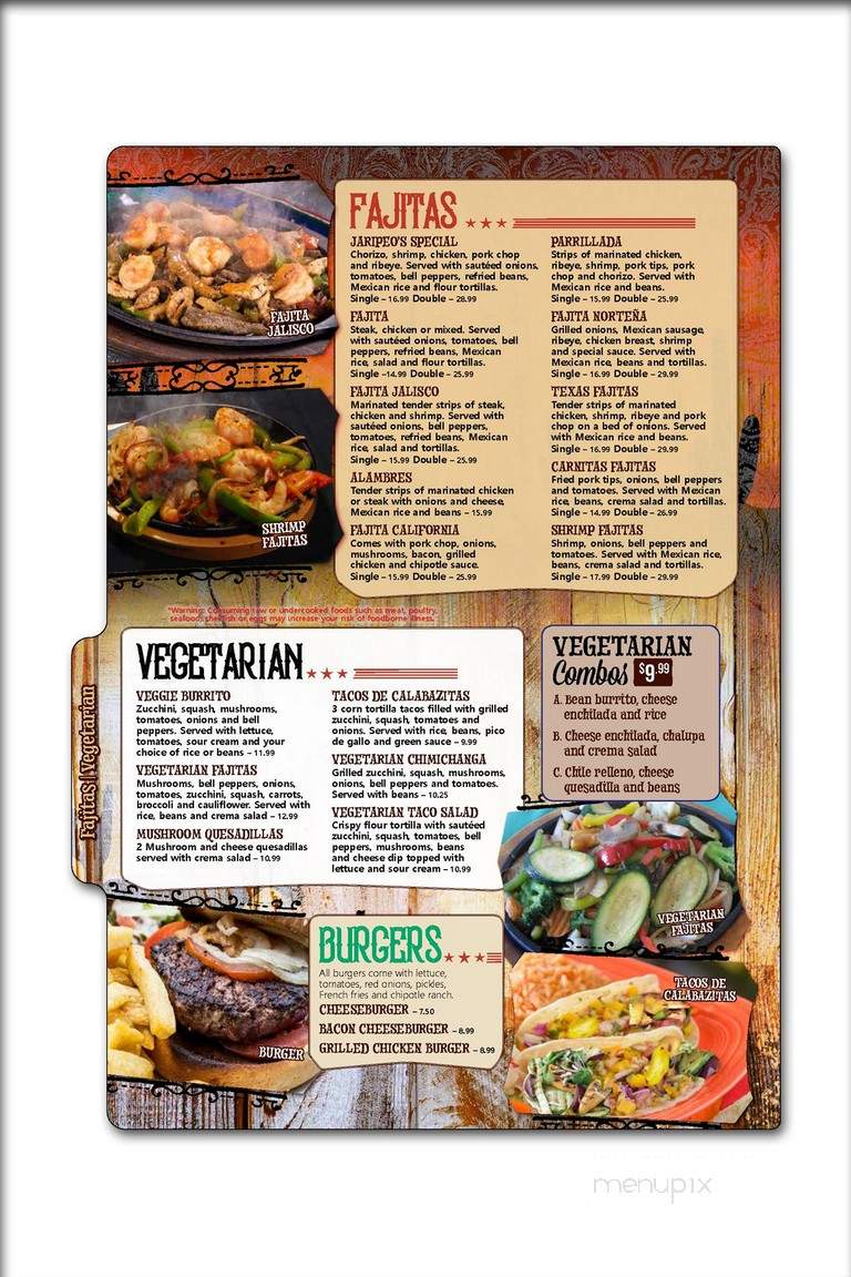 Los Compadres - Oshkosh, WI menu_pic