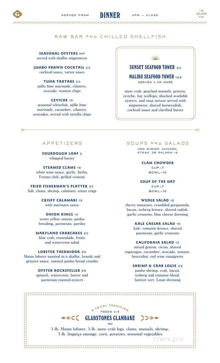 Gladstones - Pacific Palisades, CA menu_pic
