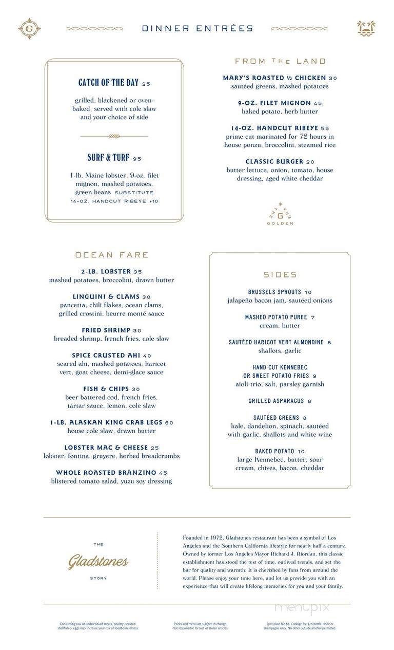 Gladstones - Pacific Palisades, CA menu_pic