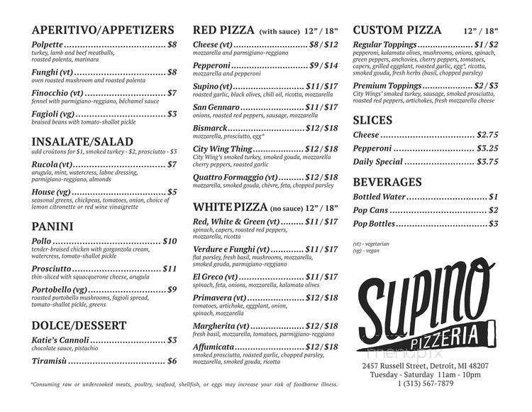 Supino Pizzeria - Detroit, MI