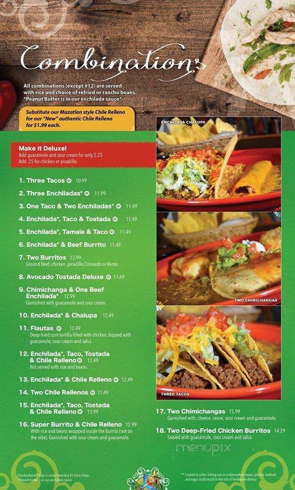 Mazatlan Mexican Restaurant - Mountlake Terrace, WA menu_pic