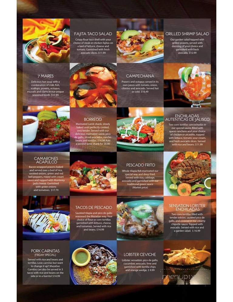 Mazatlan Mexican Restaurant - Mountlake Terrace, WA menu_pic