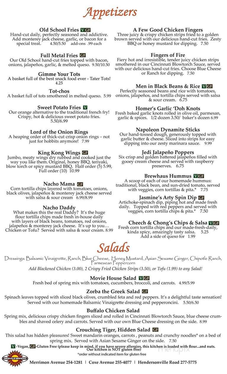 Asheville Pizza Company - Asheville, NC menu_pic
