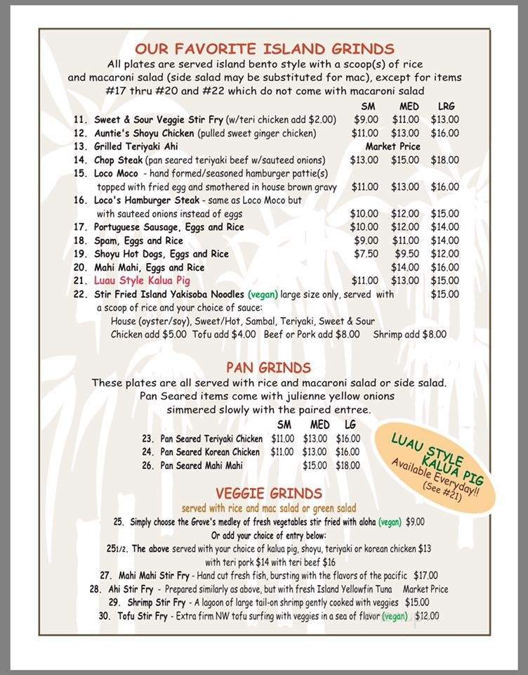 Bamboo Grove Hawaiian Grille - Portland, OR