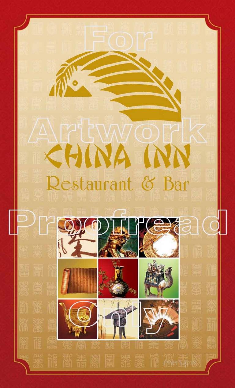 China Inn Restaurant - Leavenworth, KS menu_pic