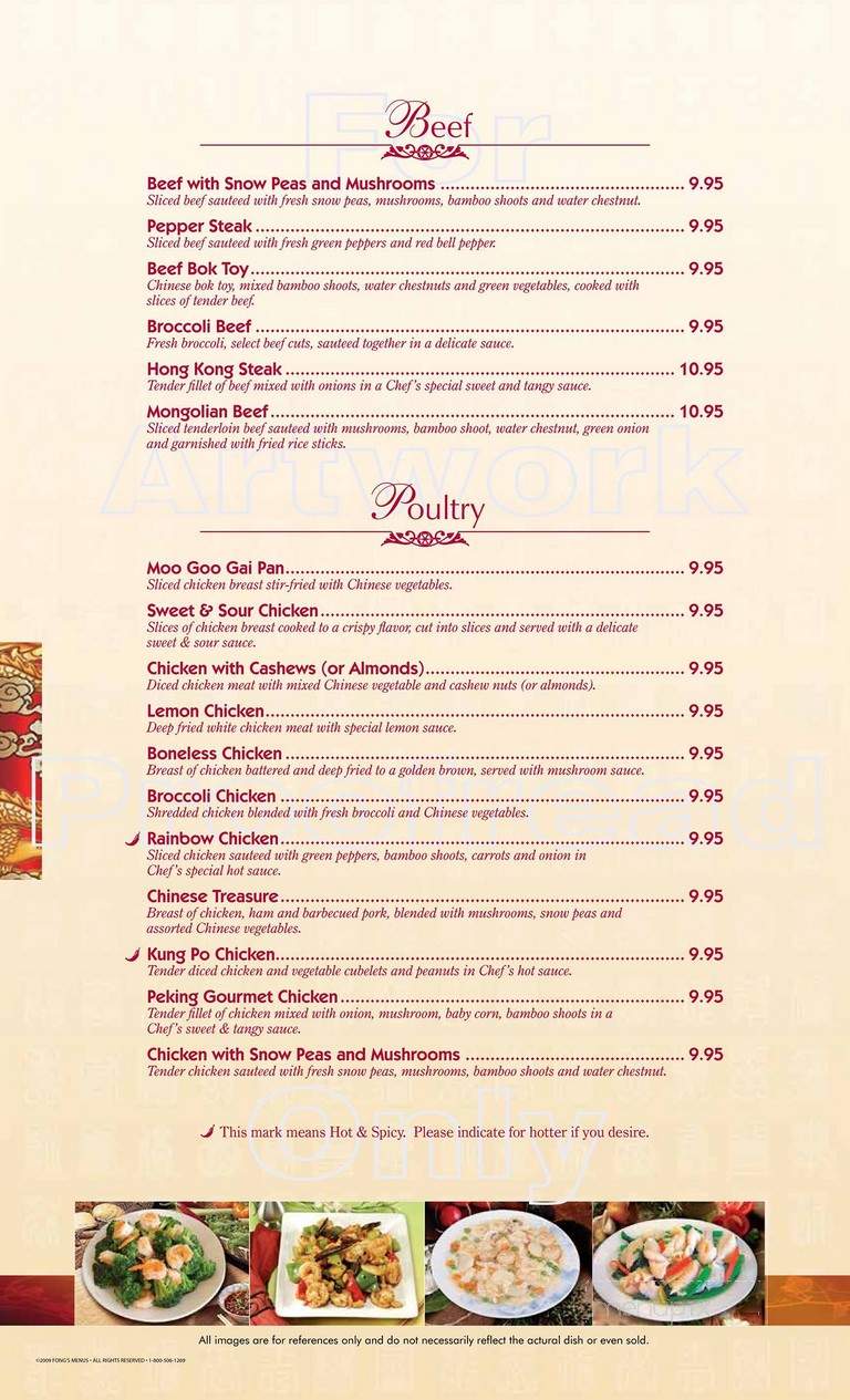 China Inn Restaurant - Leavenworth, KS menu_pic