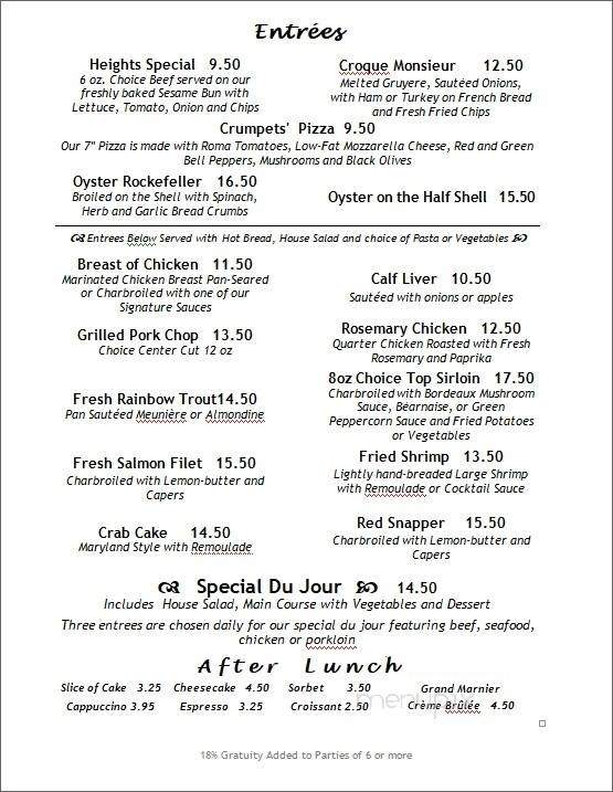 Crumpets Restaurant & Bakery - San Antonio, TX menu_pic