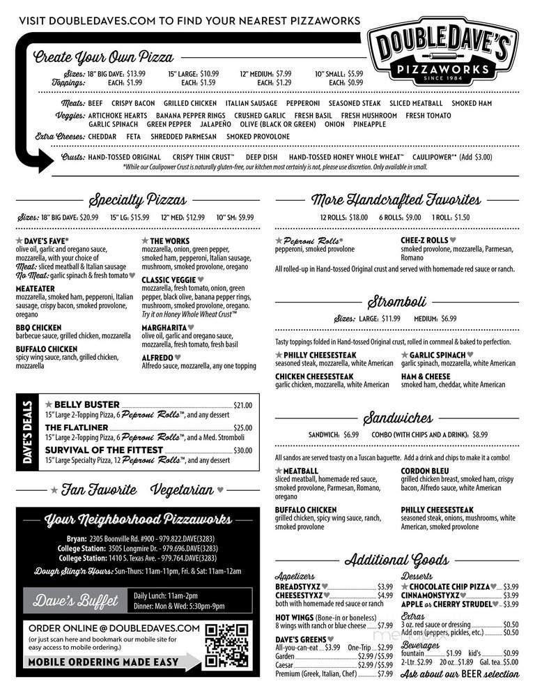 DoubleDave's Pizza Works - College Station, TX