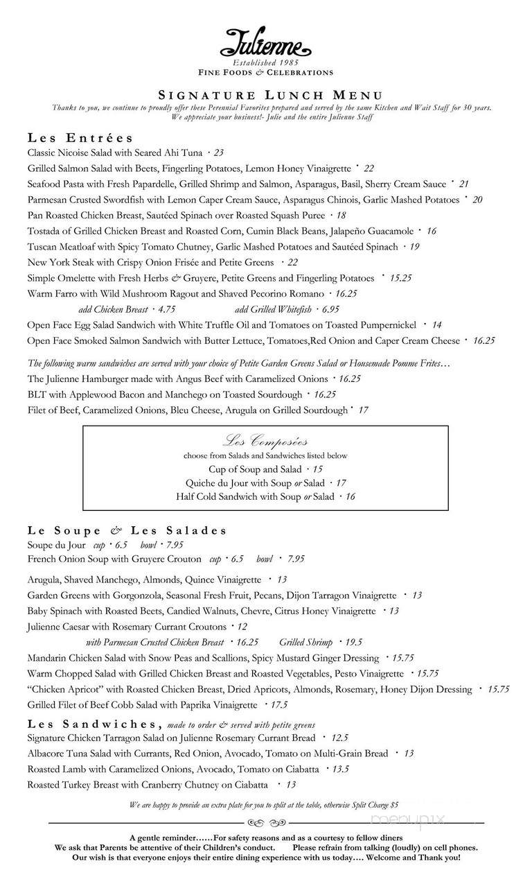 Julliene - San Marino, CA menu_pic