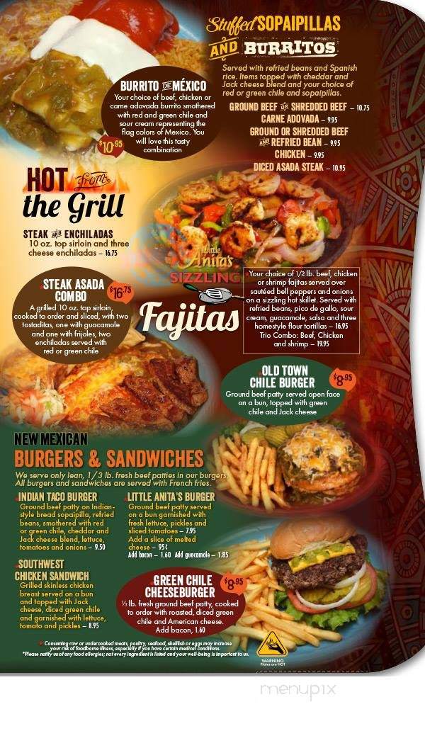 Little Anita's - Albuquerque, NM menu_pic