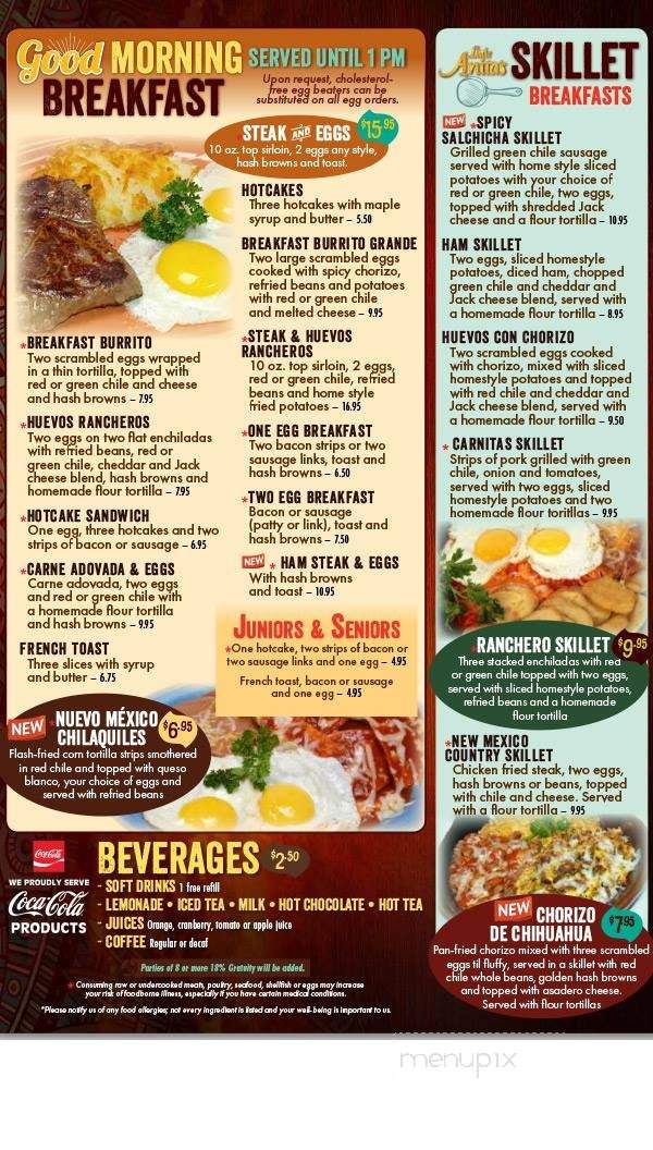 Little Anita's - Albuquerque, NM menu_pic