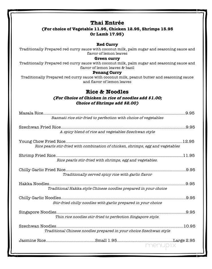 Masala Wok - Hicksville, NY menu_pic