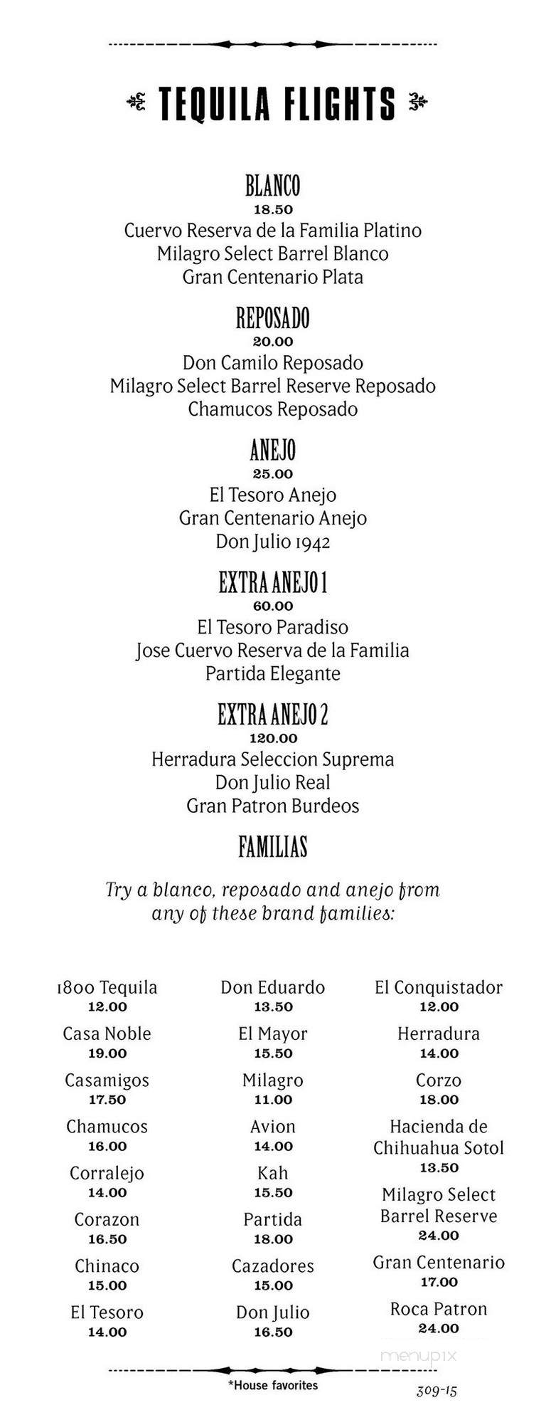 The Matador - Tacoma, WA menu_pic