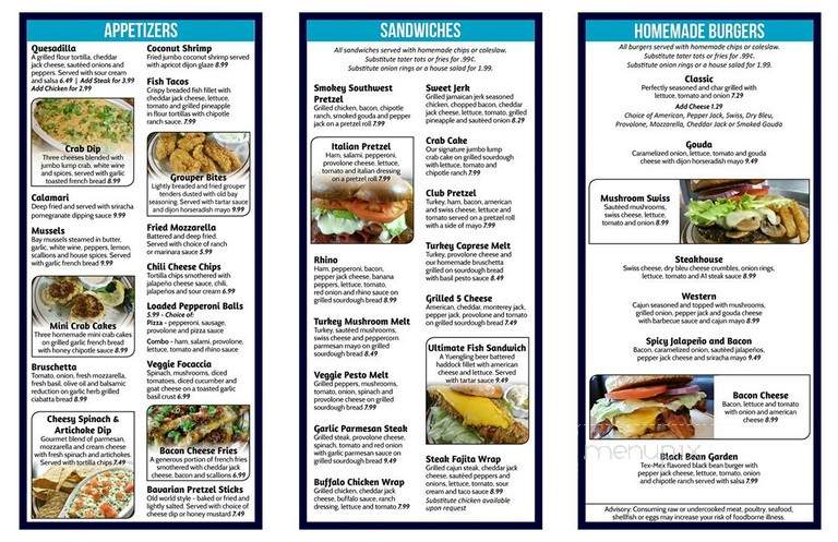Oasis - Erie, PA menu_pic