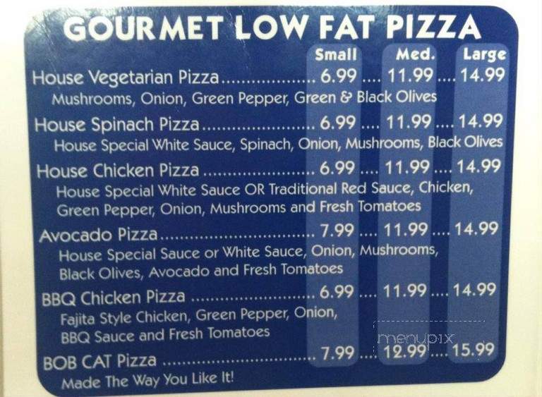 Pizza House - Hallsville, TX menu_pic