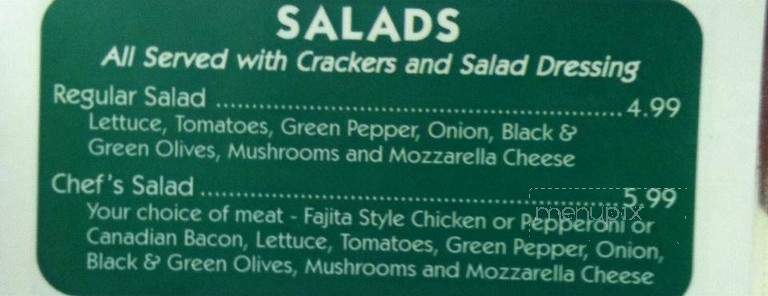 Pizza House - Hallsville, TX menu_pic