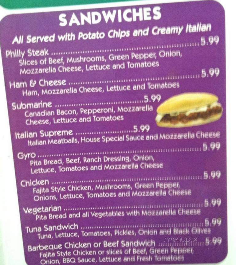 Pizza House - Hallsville, TX menu_pic
